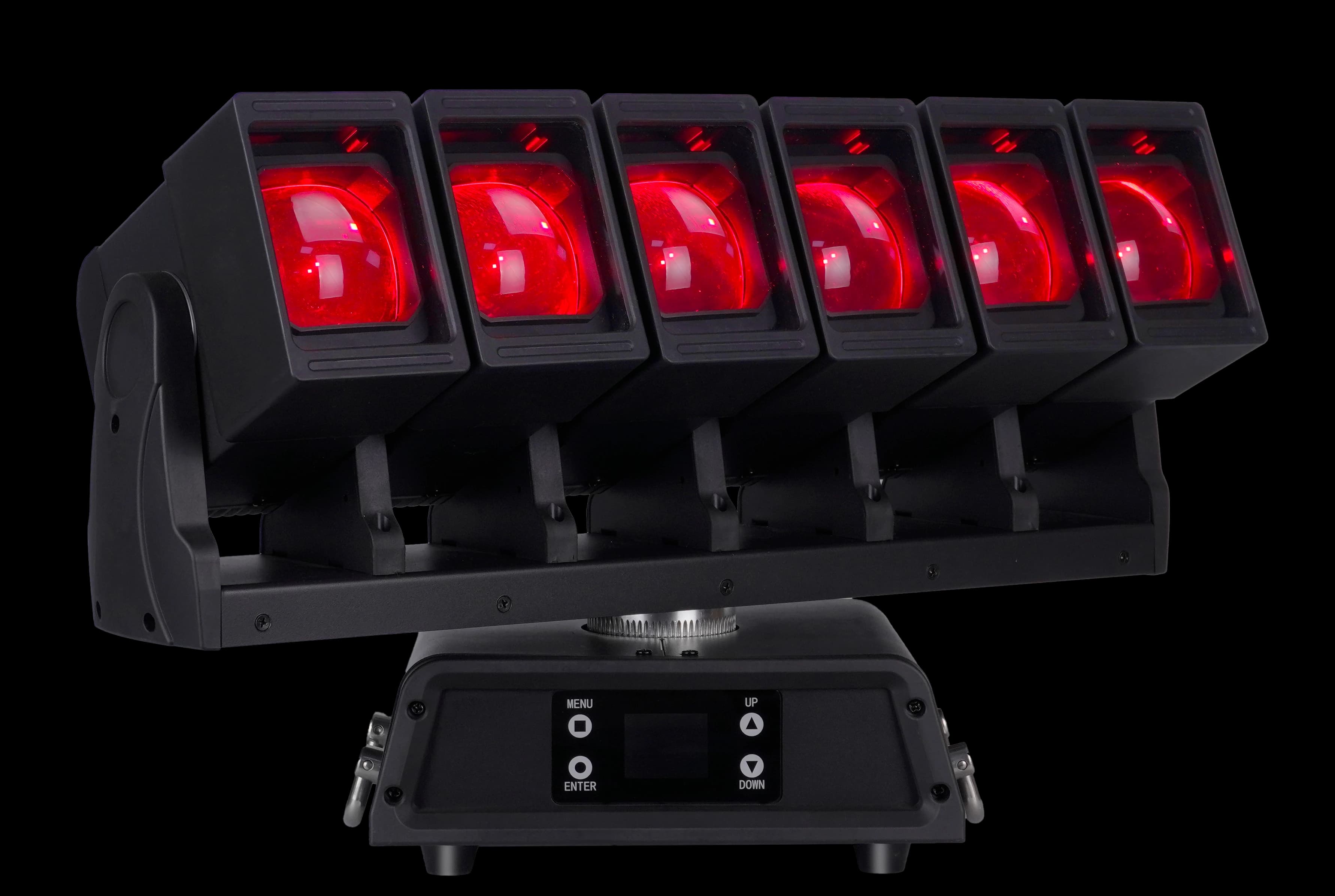 AL0660WV six-head RGBW red effect front view