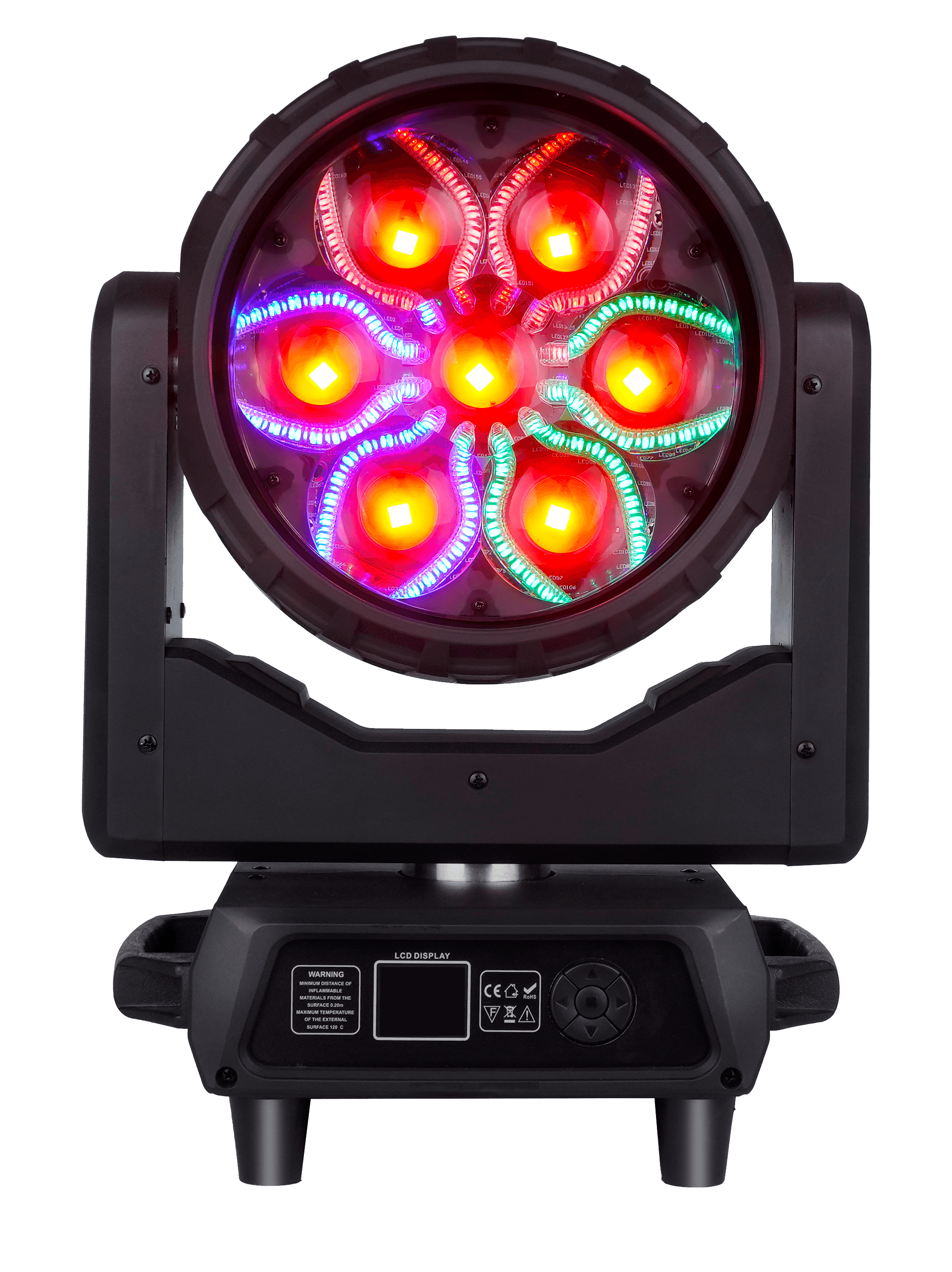 AL0760WR 7×60W LED Bee Eye Moving Head IP20 product view