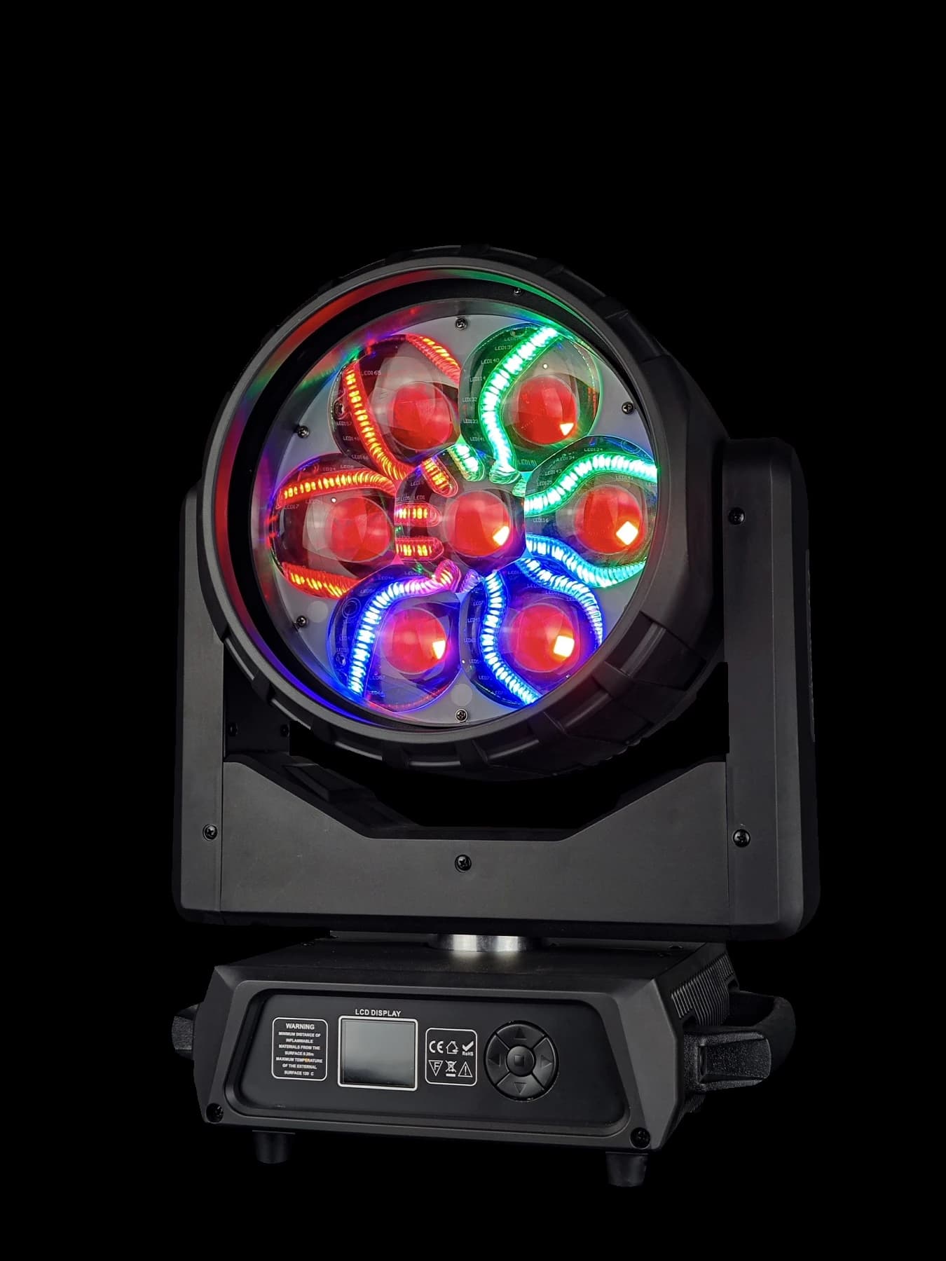 AL0760WR programmed multicolor Bee Eye pixel effect