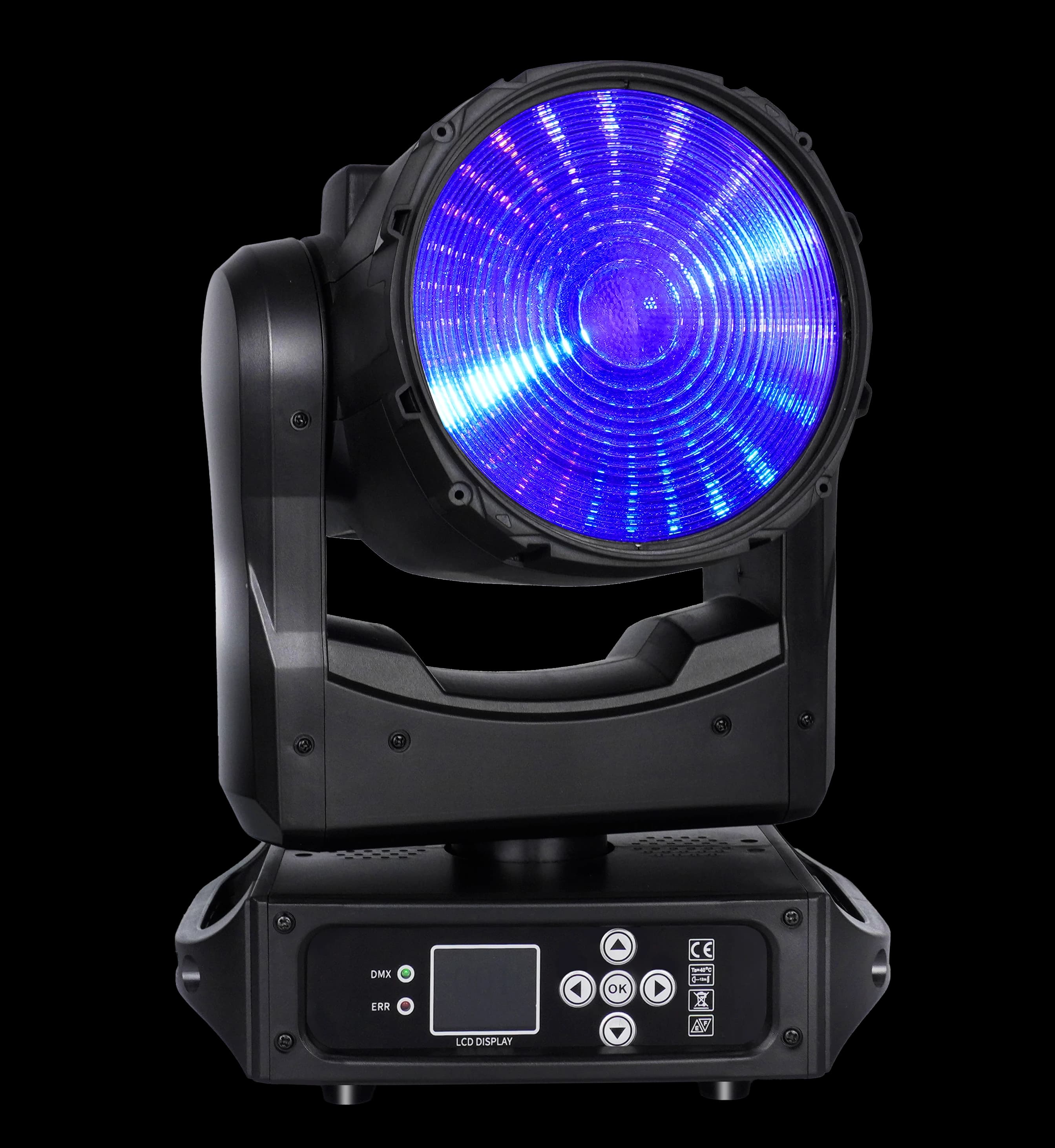AL150WX rear DMX and power connection panel