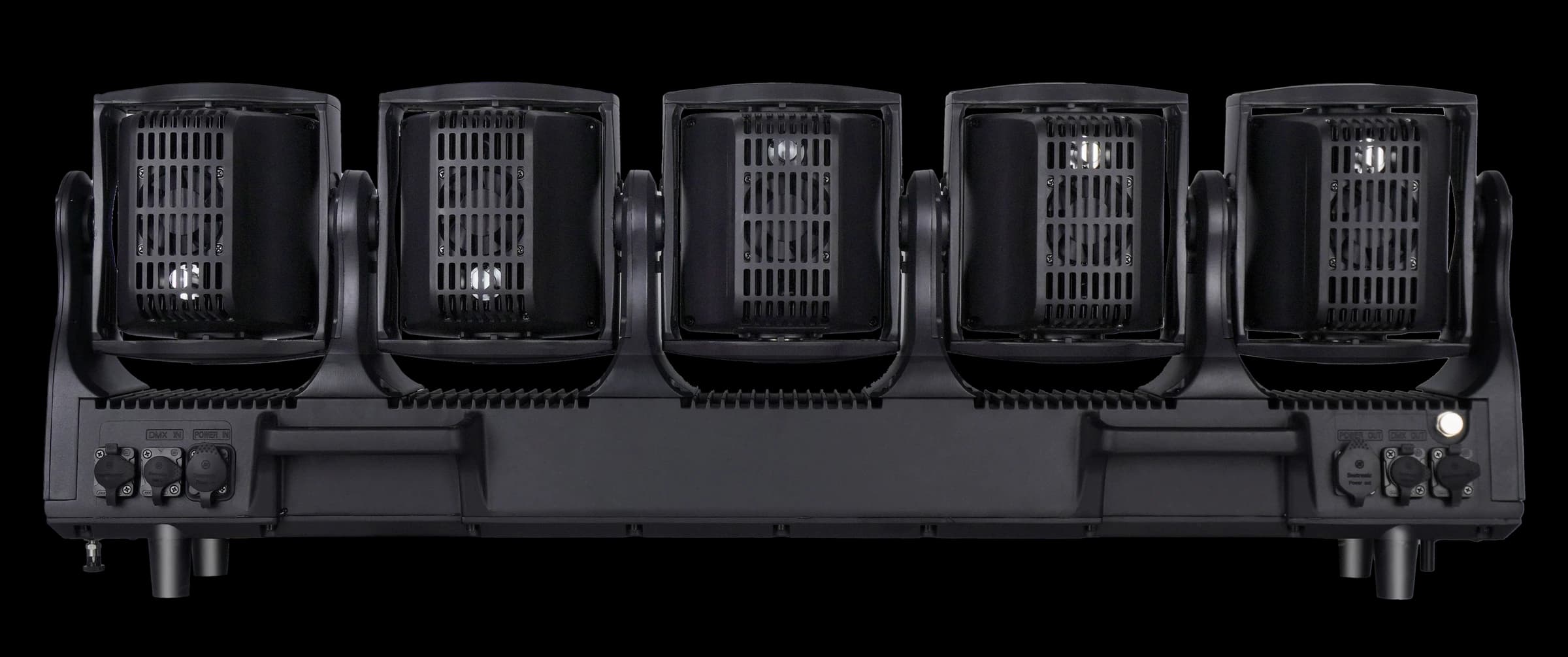 AL5120T rear construction and professional power and DMX connections