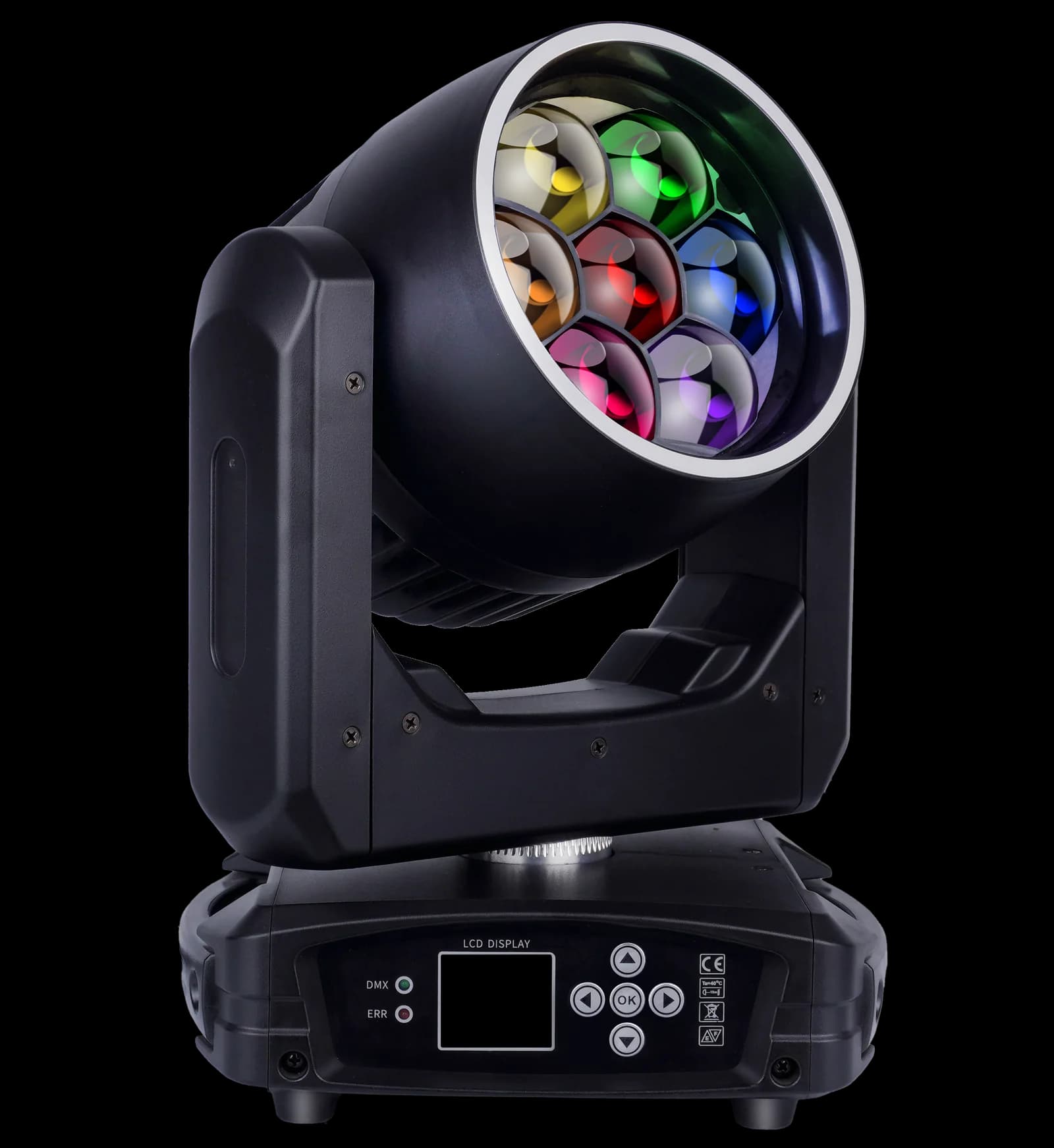 AL740WZ 7×40W Mini LED Wash Moving Head product view