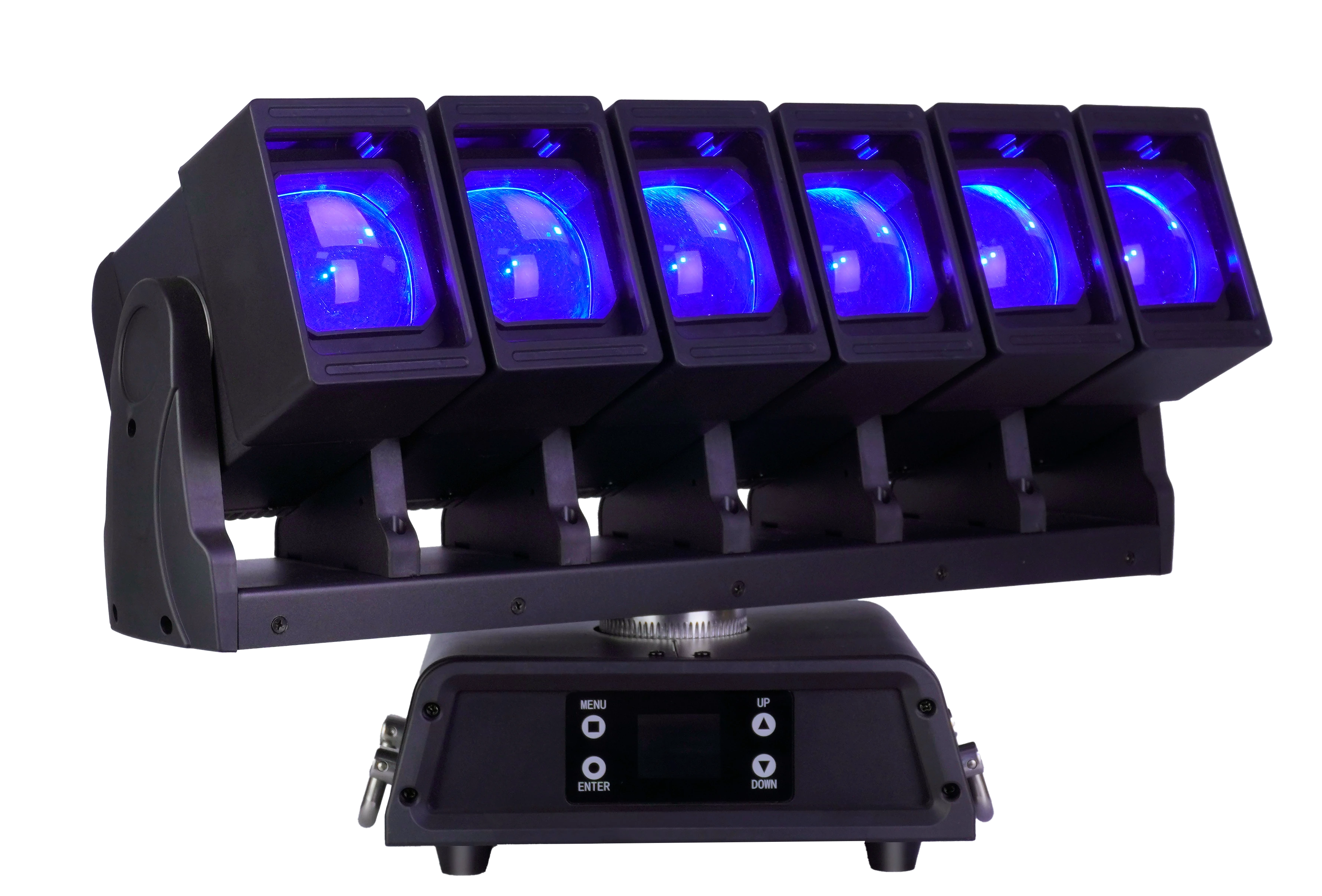AL0660WV 6x60W RGBW LED Moving Head Waver blue front effect