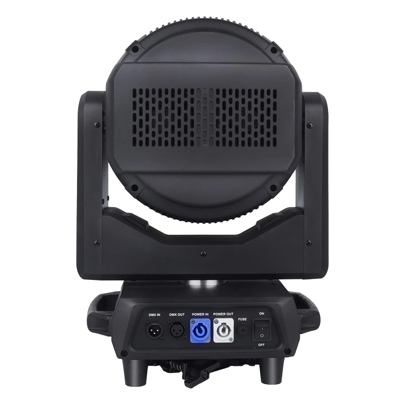 AL0760WR rear DMX and power connections