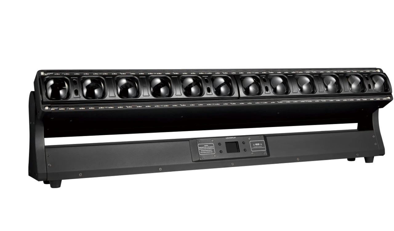 AL1240WB twelve-pixel LED moving head bar neutral front view