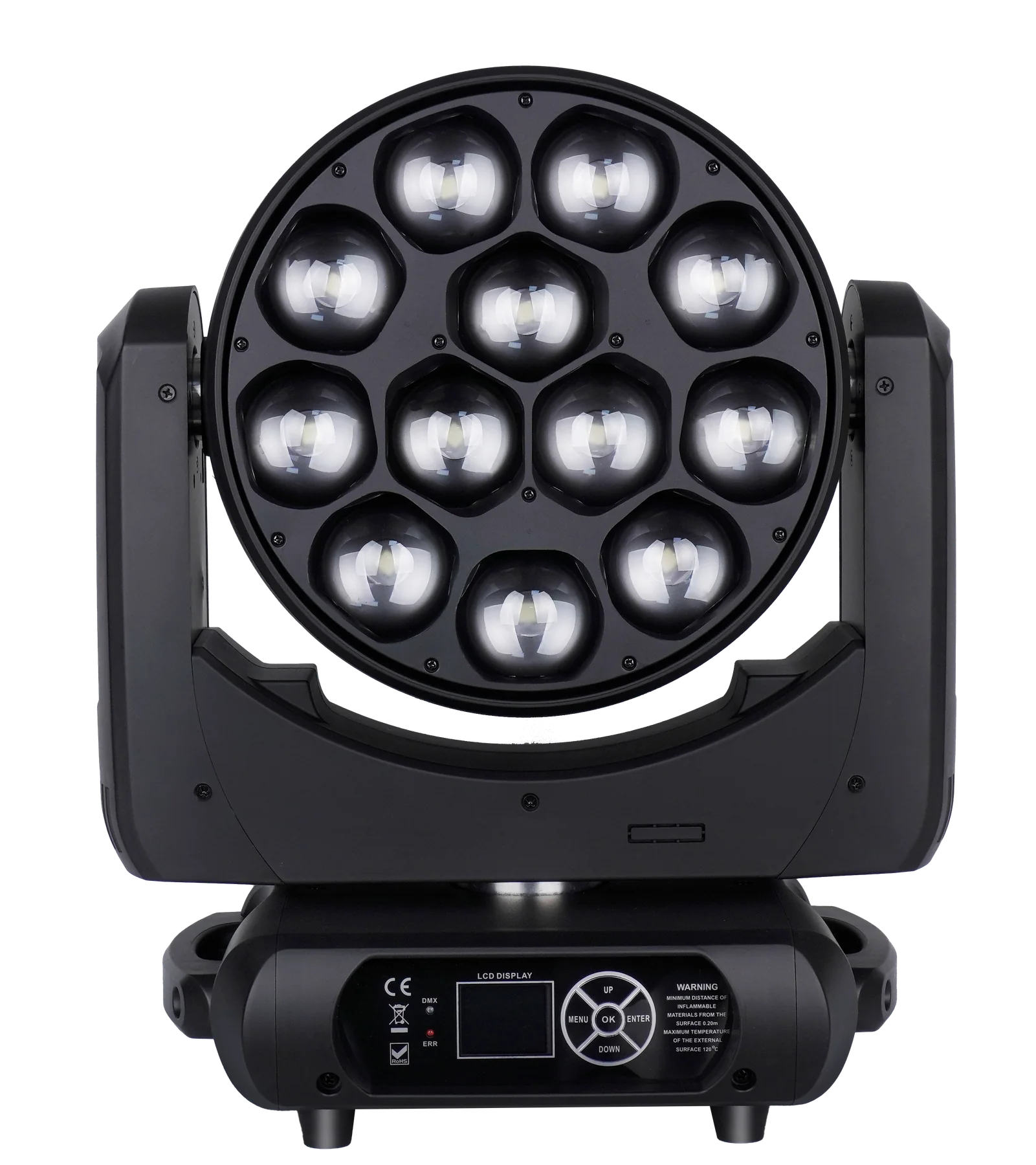 AL1240WZ twelve-cell LED wash moving head front view