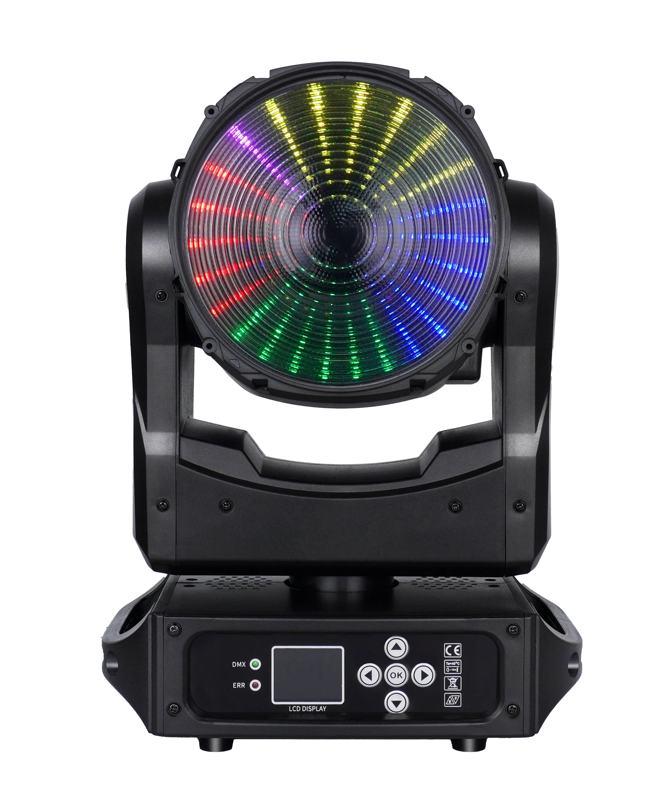 AL150WX compact RGBL Zoom Wash moving head with auxiliary pixel output