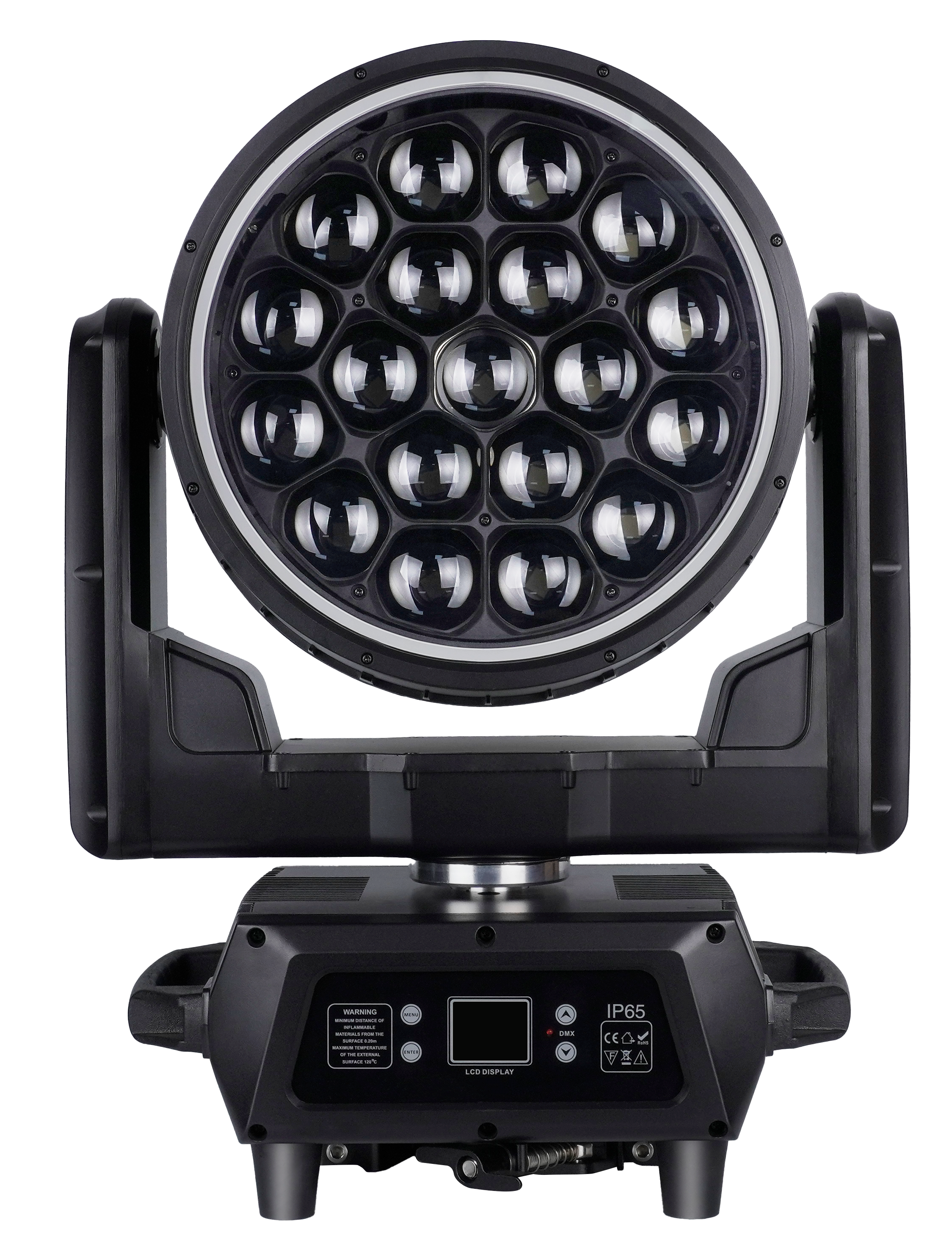 AOLAIT AL1940WP nineteen-cell LED Bee Eye moving head front view