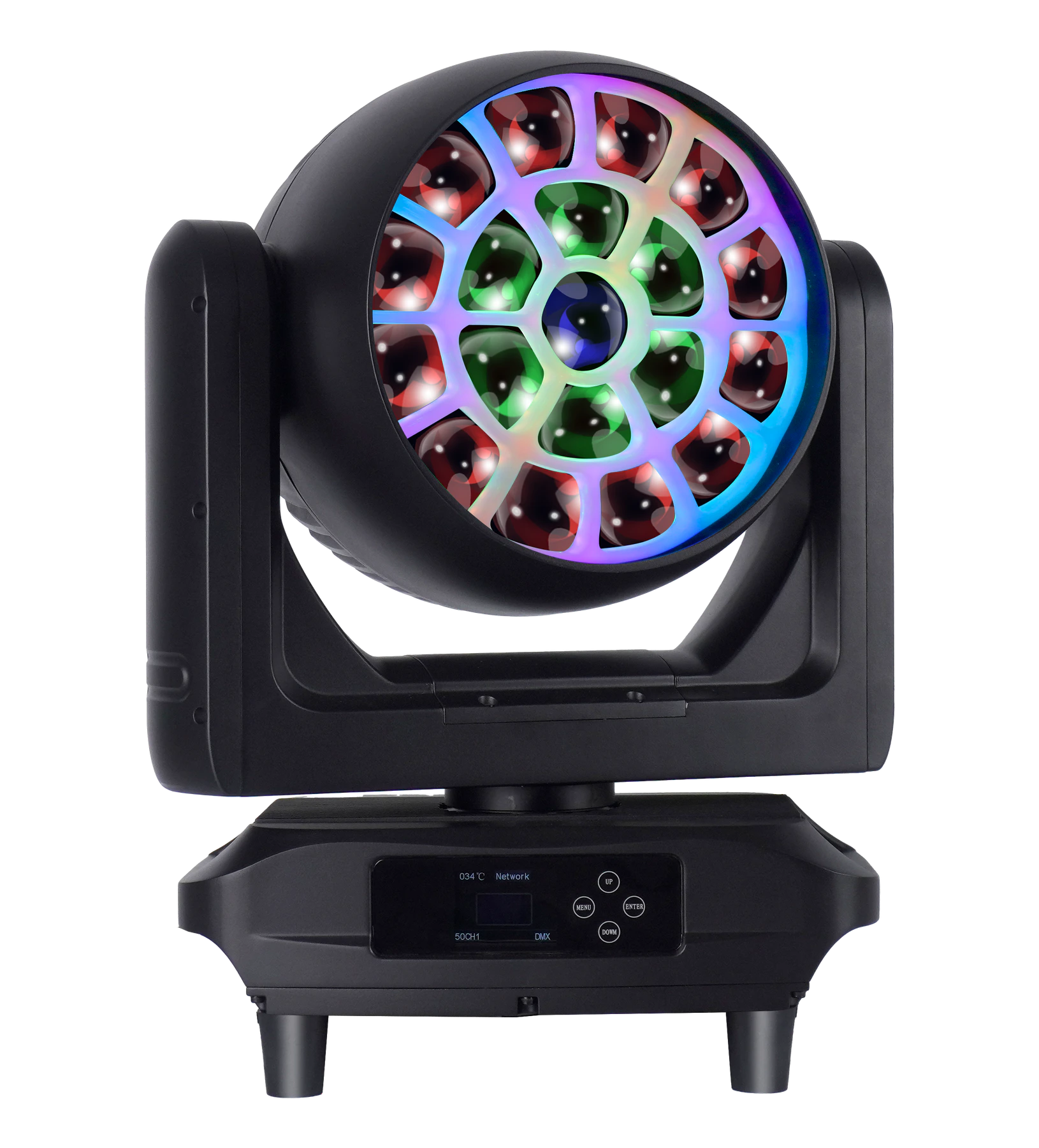 AL1950WX 19x50W RGBL LED wash moving head front view