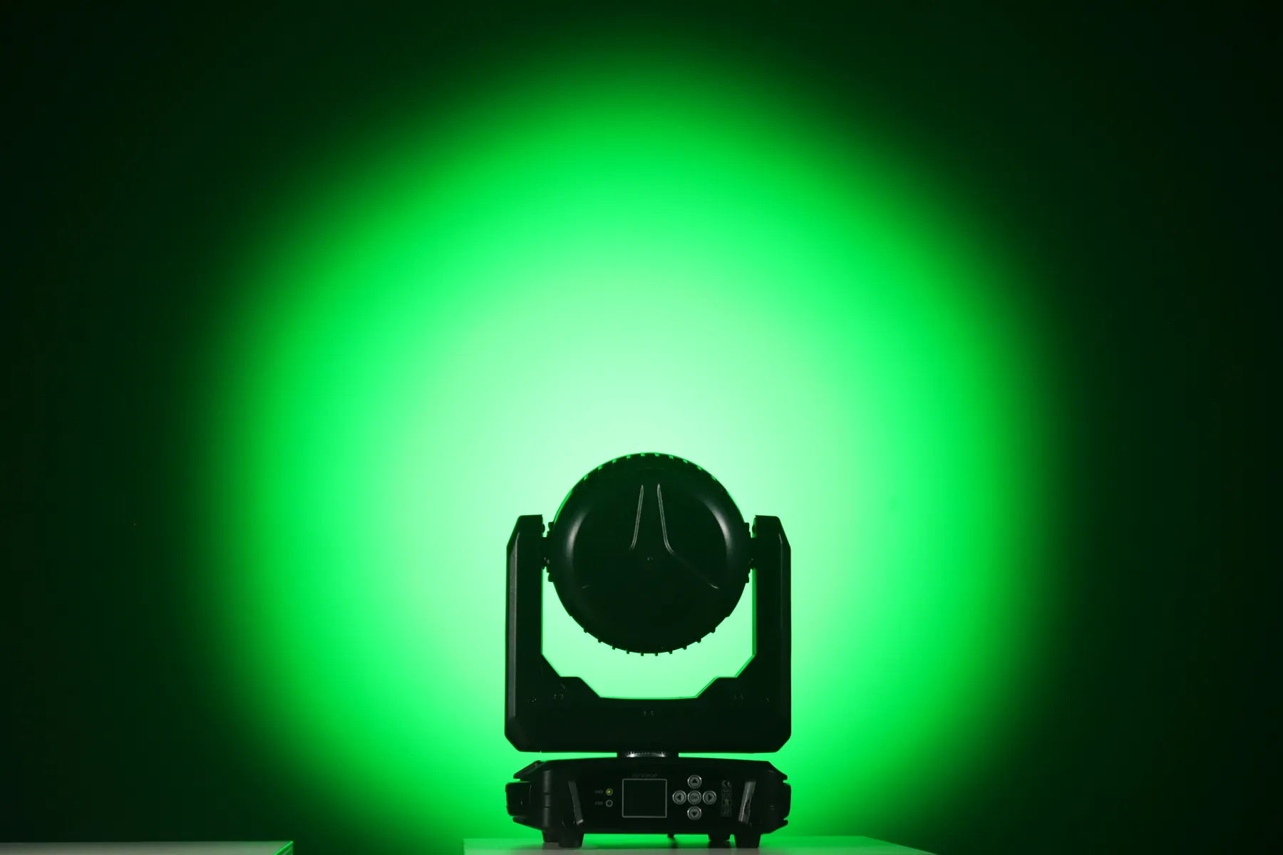 AL740WZ mini moving head producing green wash light