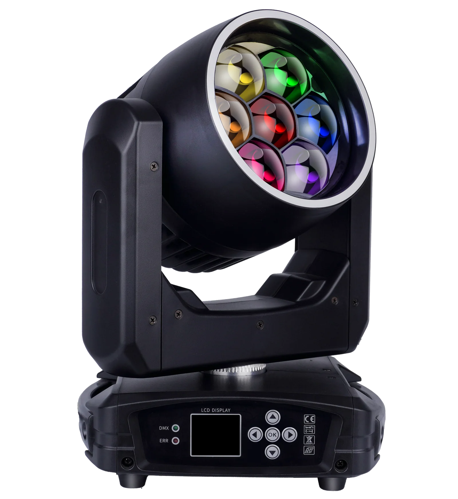 AL740WZ 7x40W mini RGBW zoom wash moving head illuminated