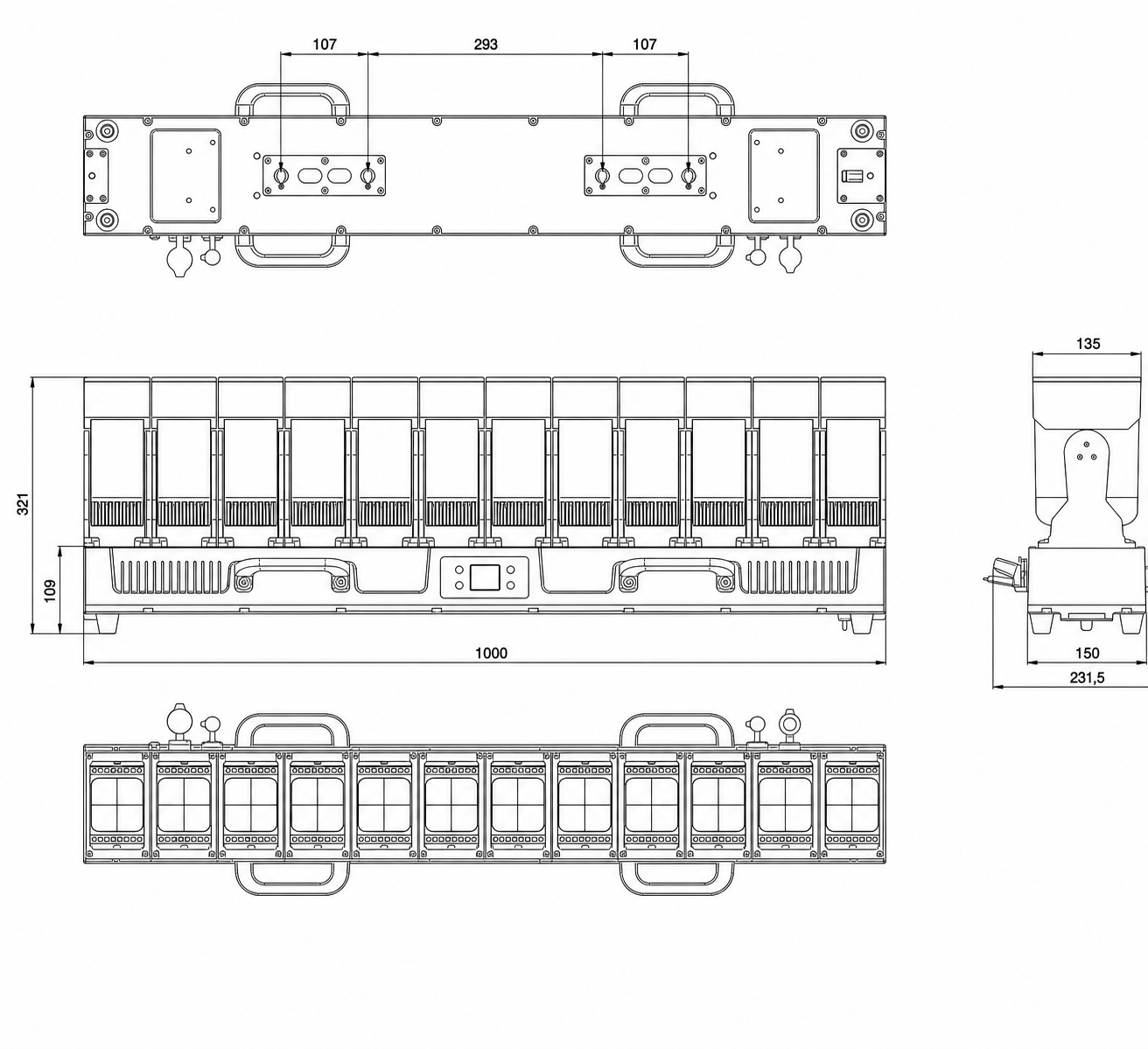 ALP1260WV dimension drawing