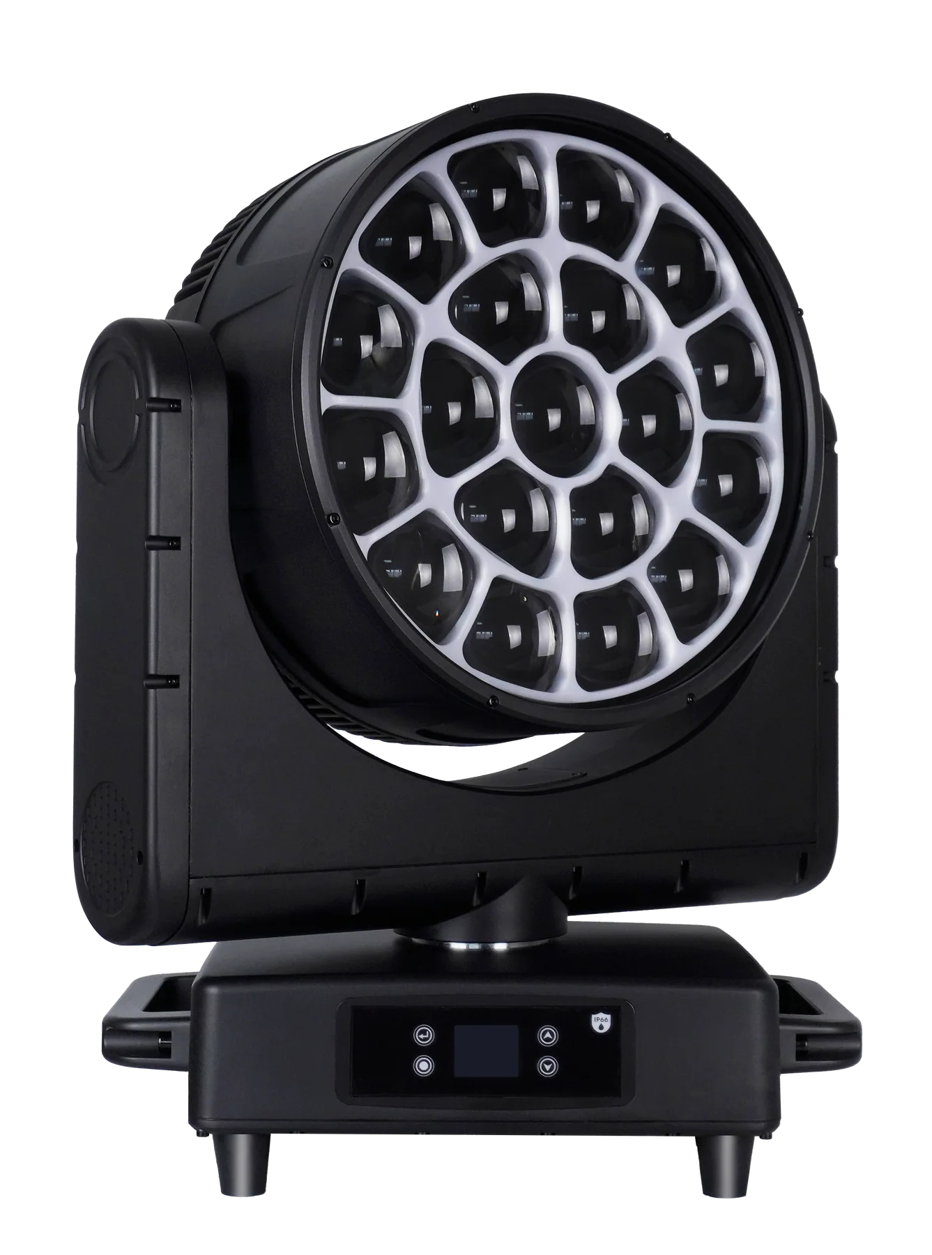 ALP1980WX 19x80W LED wash moving head three-quarter view