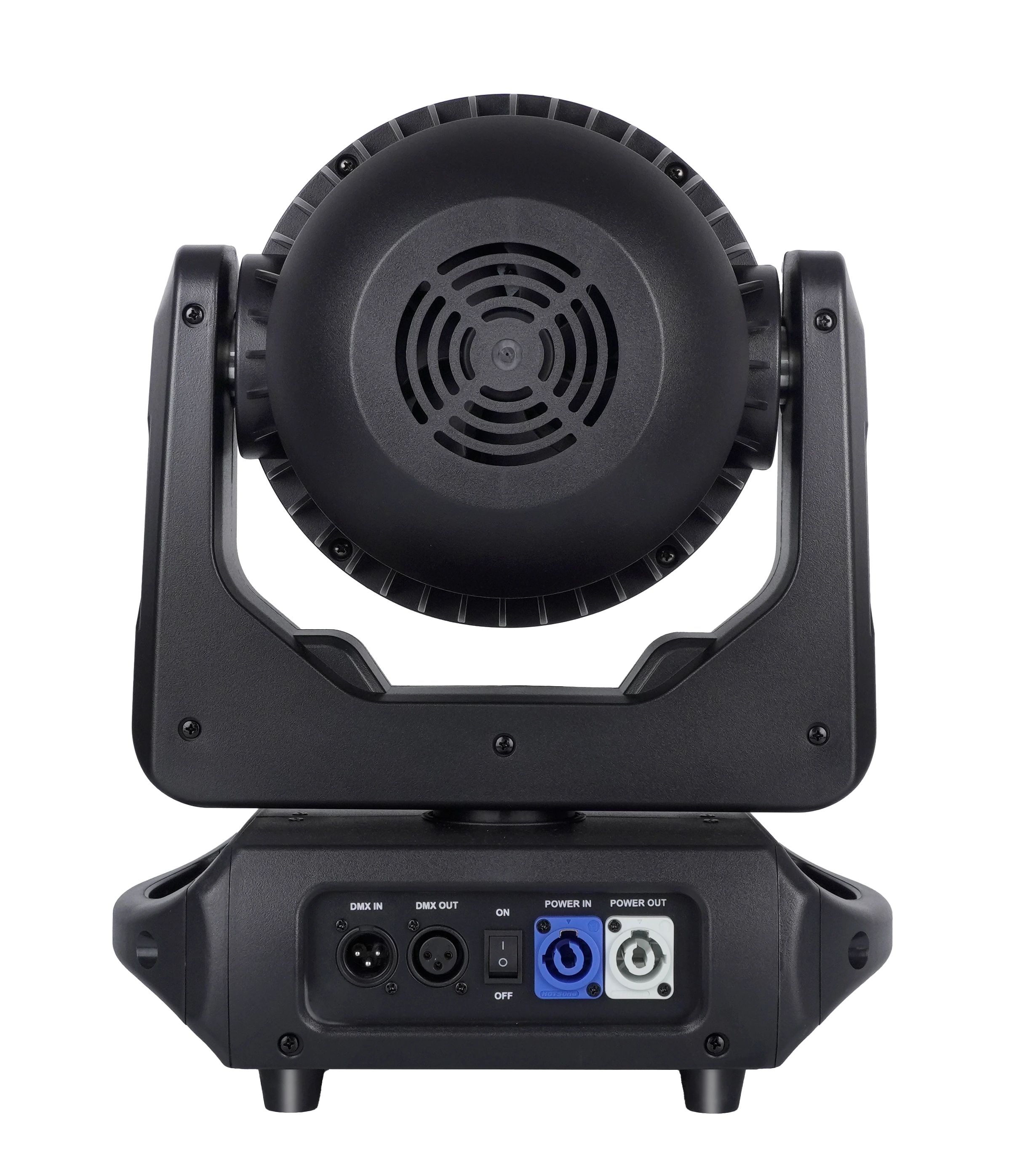 C08 LED wash moving head rear housing and connection panel