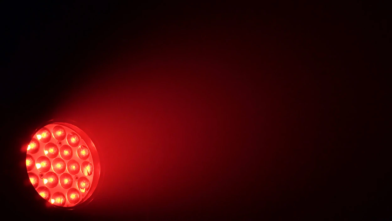 C08 LED wash moving head red output demonstration